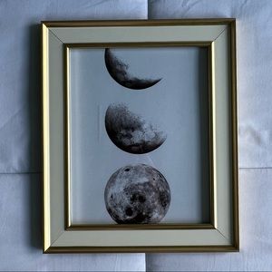 8 x 10 White & Gold Picture Frame